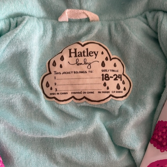 Hatley fleece lined rain coat - Picture 2 of 2